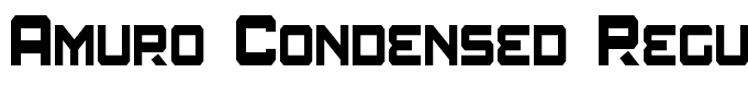 Amuro Condensed Regular