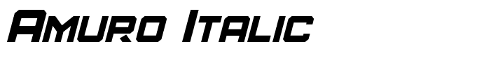 Amuro Italic