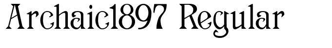 Archaic1897 Regular