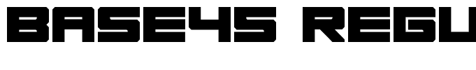 Base45 Regular