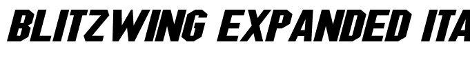 Blitzwing Expanded Italic
