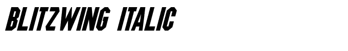 Blitzwing Italic