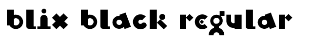 Blix Black Regular