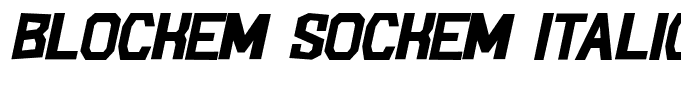 Blockem Sockem Italic