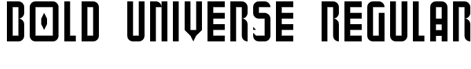 Bold Universe Regular