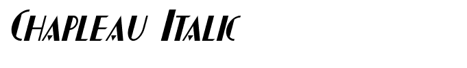 Chapleau Italic