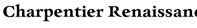 Charpentier Renaissance Demi Re Bold