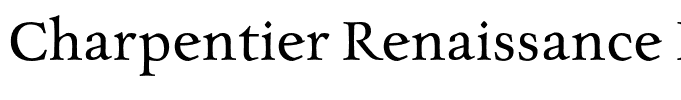 Charpentier Renaissance Reduced Regular