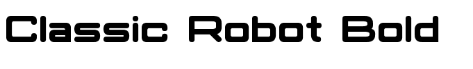 Classic Robot Bold