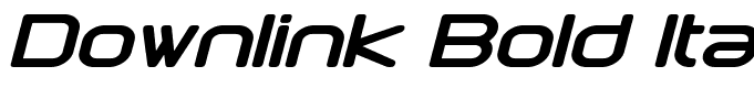 Downlink Bold Italic