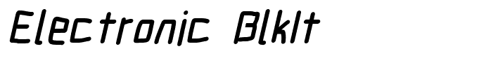 Electronic BlkIt