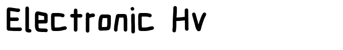 Electronic Hv
