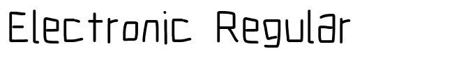 Electronic Regular