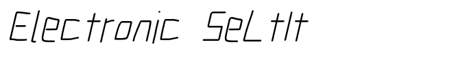 Electronic SeLtIt