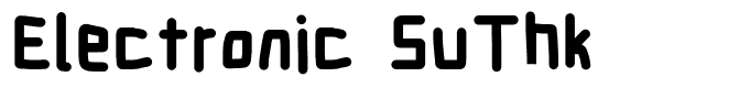 Electronic SuThk