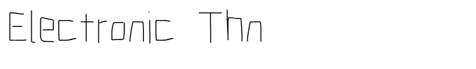 Electronic Thn