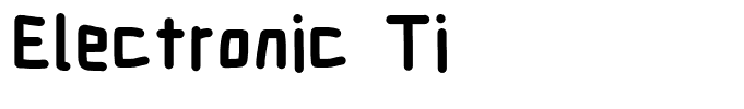 Electronic Ti