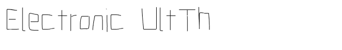 Electronic UltTh