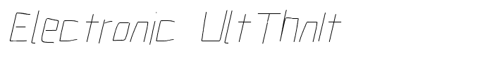 Electronic UltThnIt