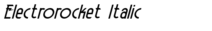 Electrorocket Italic