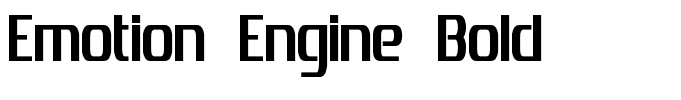 Emotion Engine Bold