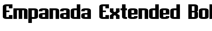 Empanada Extended Bold