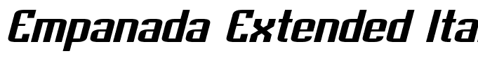 Empanada Extended Italic