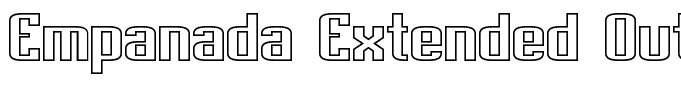 Empanada Extended Outline Regular