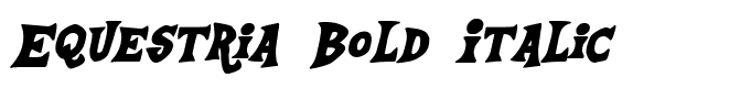 Equestria Bold Italic
