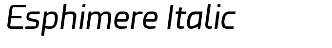 Esphimere Italic