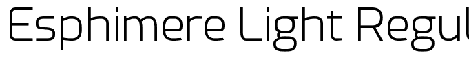 Esphimere Light Regular