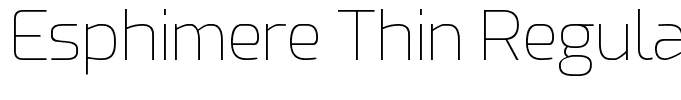 Esphimere Thin Regular