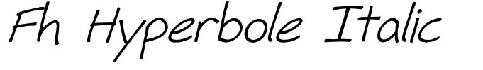 Fh Hyperbole Italic
