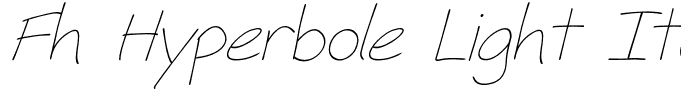 Fh Hyperbole Light Italic