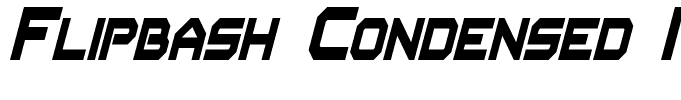 Flipbash Condensed Italic
