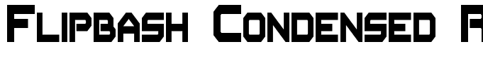 Flipbash Condensed Regular