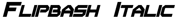 Flipbash Italic