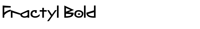 Fractyl Bold