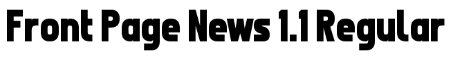 Front Page News 1.1 Regular