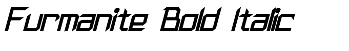 Furmanite Bold Italic
