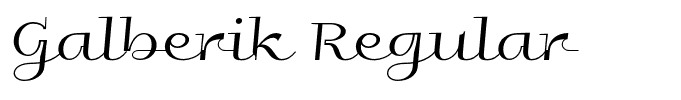 Galberik Regular
