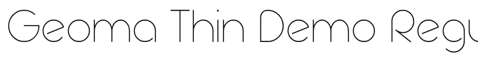 Geoma Thin Demo Regular