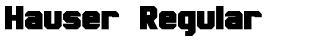 Hauser Regular