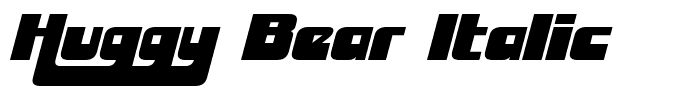 Huggy Bear Italic