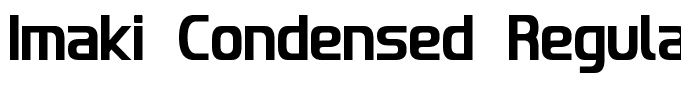 Imaki Condensed Regular