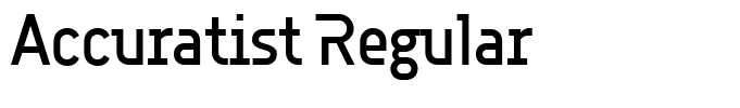 Accuratist Regular