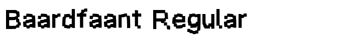 Baardfaant Regular