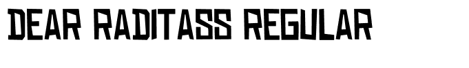 DEAR RADITASS Regular