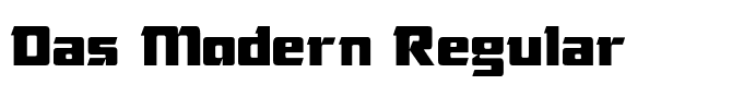 Das Modern Regular