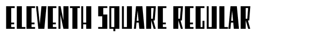 Eleventh Square Regular